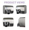 Assurance qualité directe d'usine Sèche-mains à séchage rapide en acier inoxydable