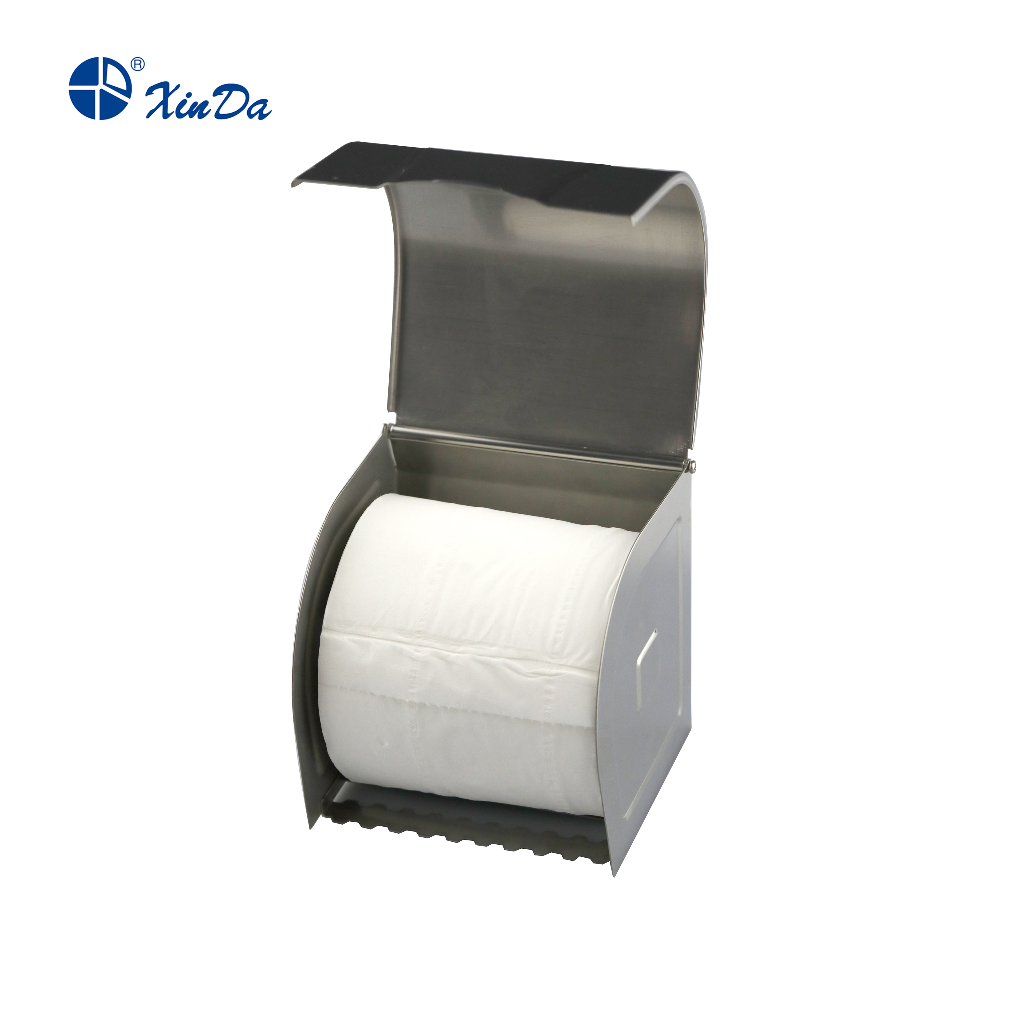 Le XinDa JZH210W1 Étui en papier durable en cuir PU Pochette de couverture de serviette en cuir Suspensable Boîtes à mouchoirs Boîte à mouchoirs Porte-papier