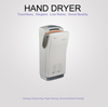 Le XinDa GSQ80 Blanc Sèche-mains à grande vitesse en acier inoxydable Sèche-mains à grande vitesse Sèche-mains