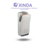 Le XinDa GSQ80 Cuisine de salle de bain blanche en acier inoxydable brossé haute vitesse sèche-cheveux chaud jet air Sèche-mains automatique Sèche-mains
