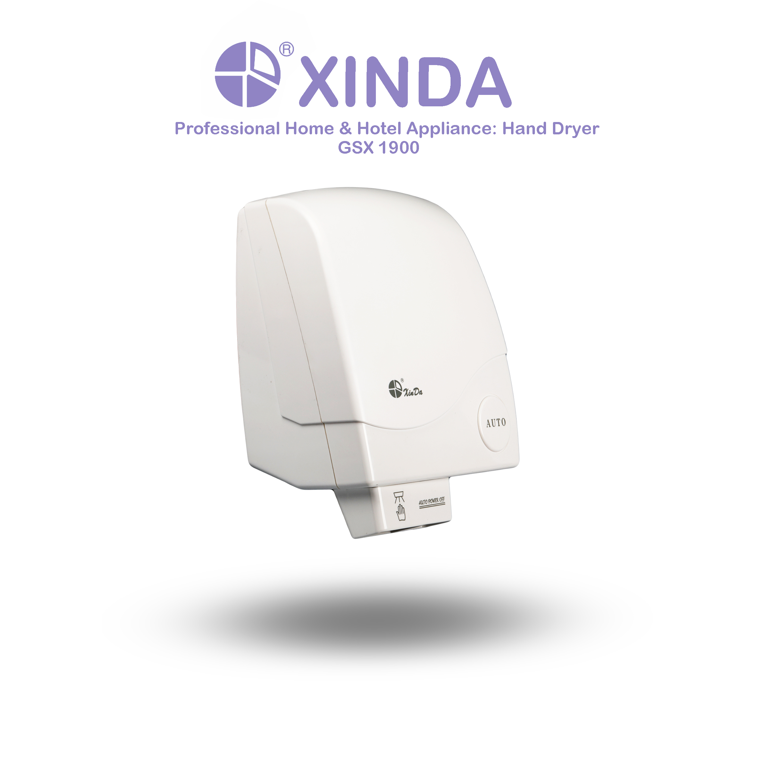 Le XinDa GSX1900 ABS haute vitesse automatique électrique double JET air uv lumière sèche-mains sèche-mains