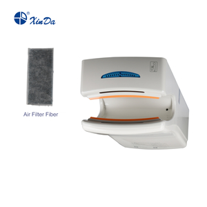 Le XinDa GSQ80 Cuisine de salle de bain blanche en acier inoxydable brossé haute vitesse sèche-cheveux chaud jet air Sèche-mains automatique Sèche-mains