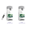 Le XinDa PXQ288 capteur de mouvement de toilette lcd assainisseur d'air automatique à piles mural distributeur d'aérosol de parfum