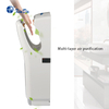Sèche-mains à capteur automatique blanc Sèche-mains à grande vitesse en plastique mural 